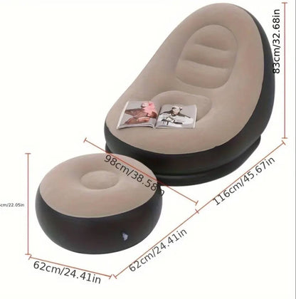 Inflatable Deluxe Lounge / inflatable Seat  (2pcs Sets)