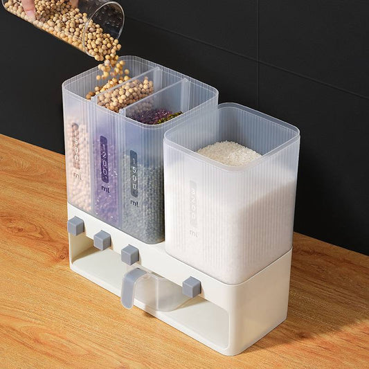 4 compartment cereals dispenser