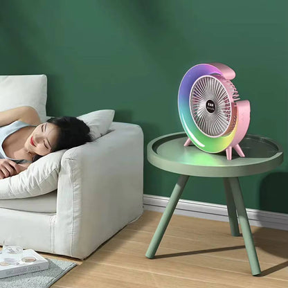 Portable rechargeable desktop Fan