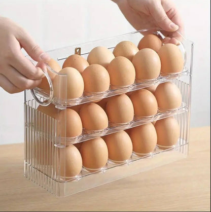 Acrylic transparent  flip egg box