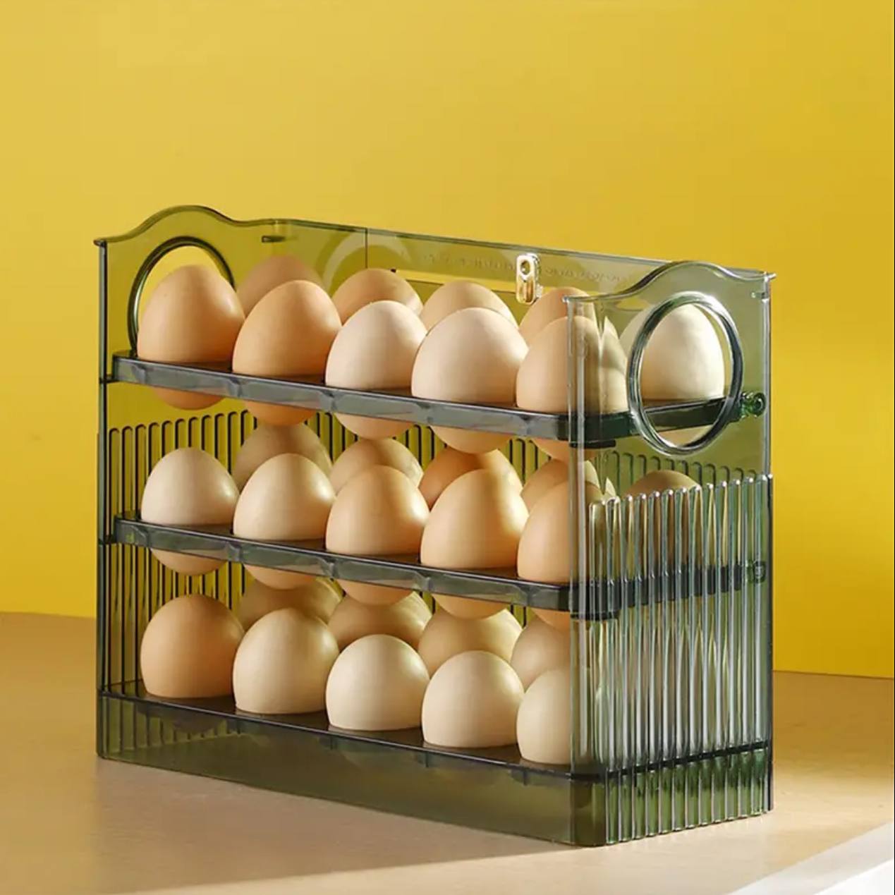 Acrylic transparent  flip egg box