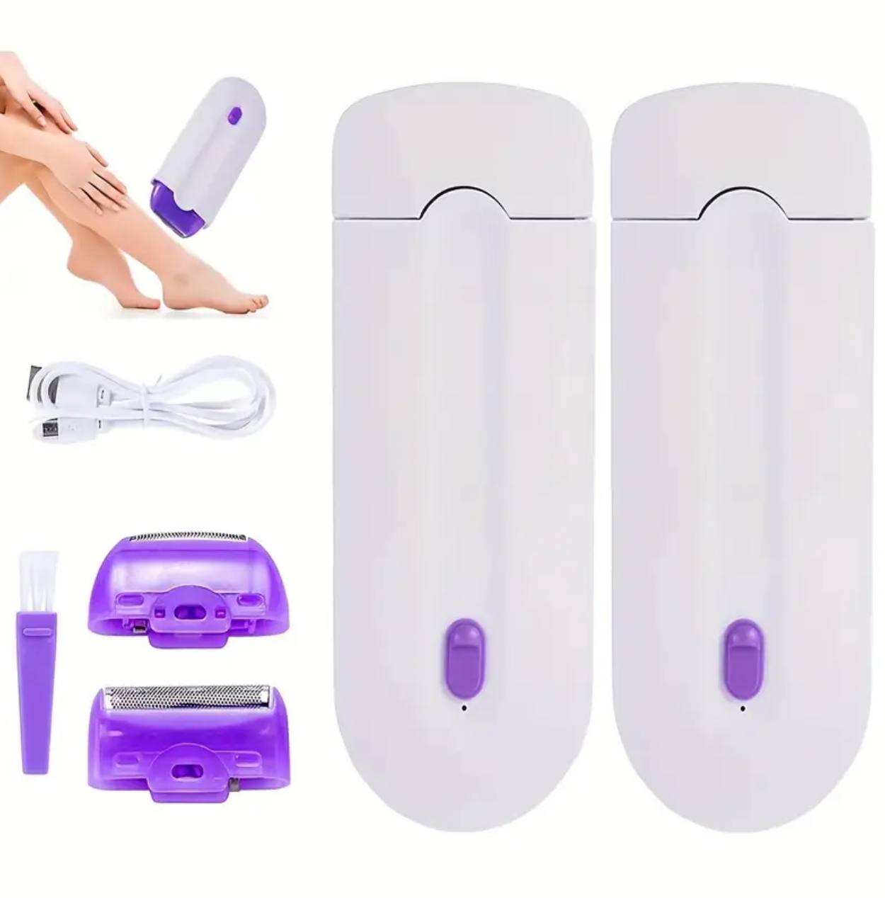 ELECTRIC FACE & BODY PAINLESS HAIR REMOVER