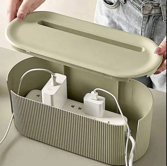 Keep your cables organized with cable storage box