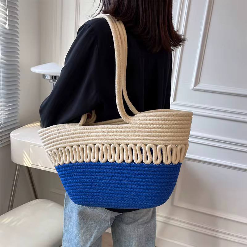 Fancy woven handbag