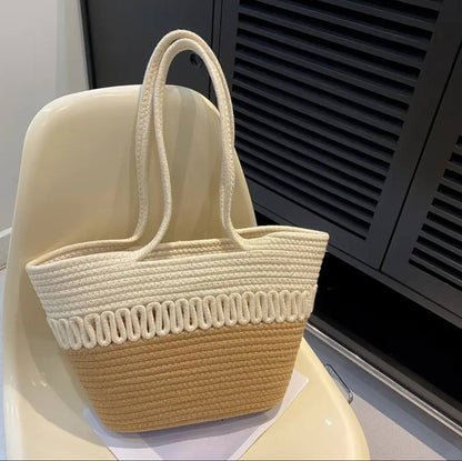 Fancy woven handbag