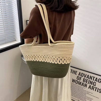 Fancy woven handbag