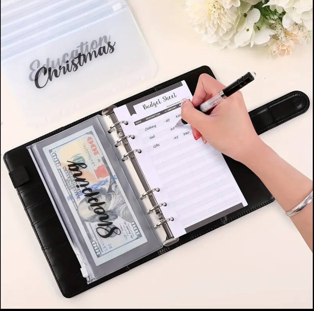 A6 money budget planner