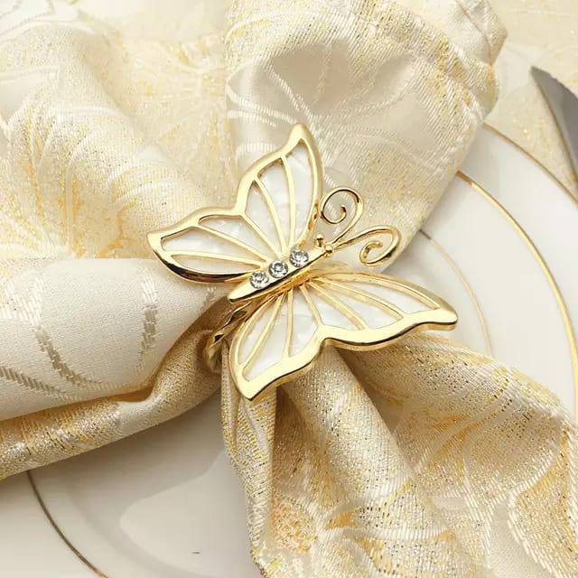 Luxurious 6pcs Napkin Rings