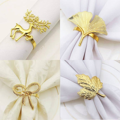 Luxurious 6pcs Napkin Rings