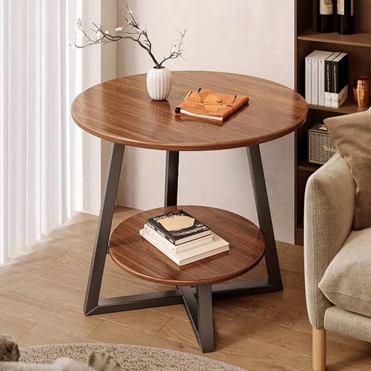 Eye-catching luxury double layered coffee side table