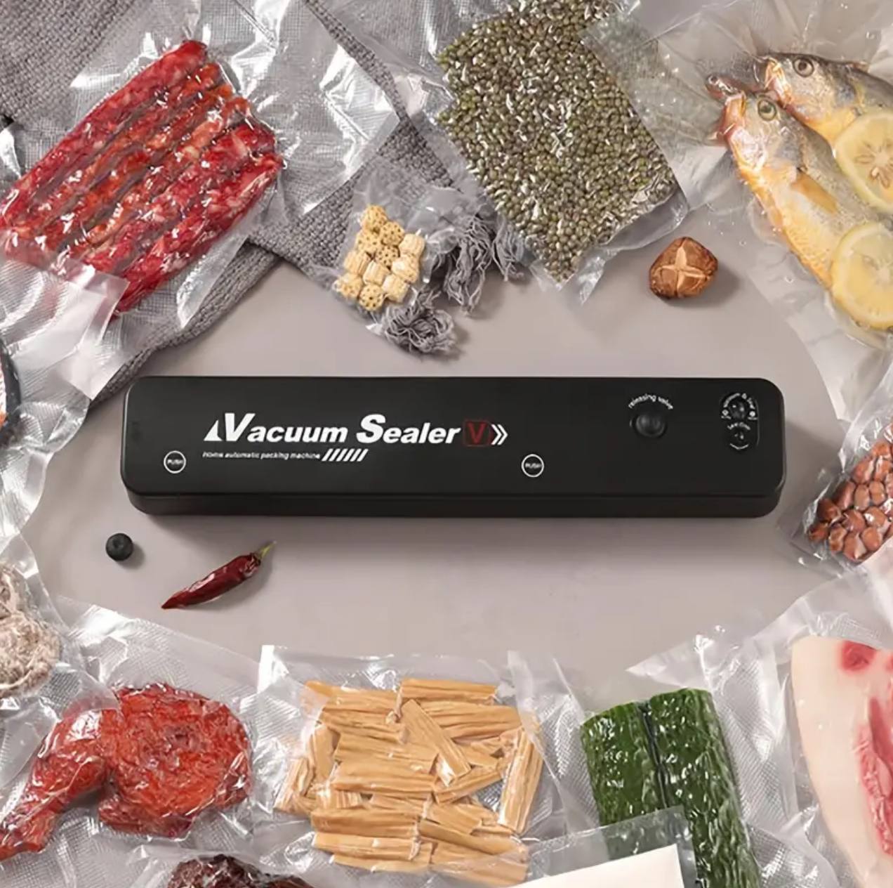 Food vacuum sealer machine