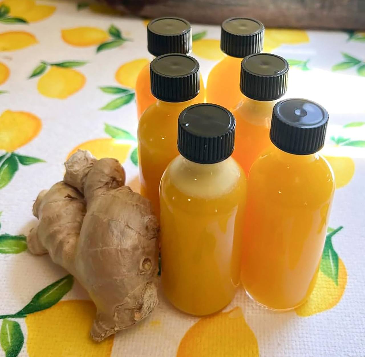 6pcs 60ml Ginger Shot/Immunity short Bottle