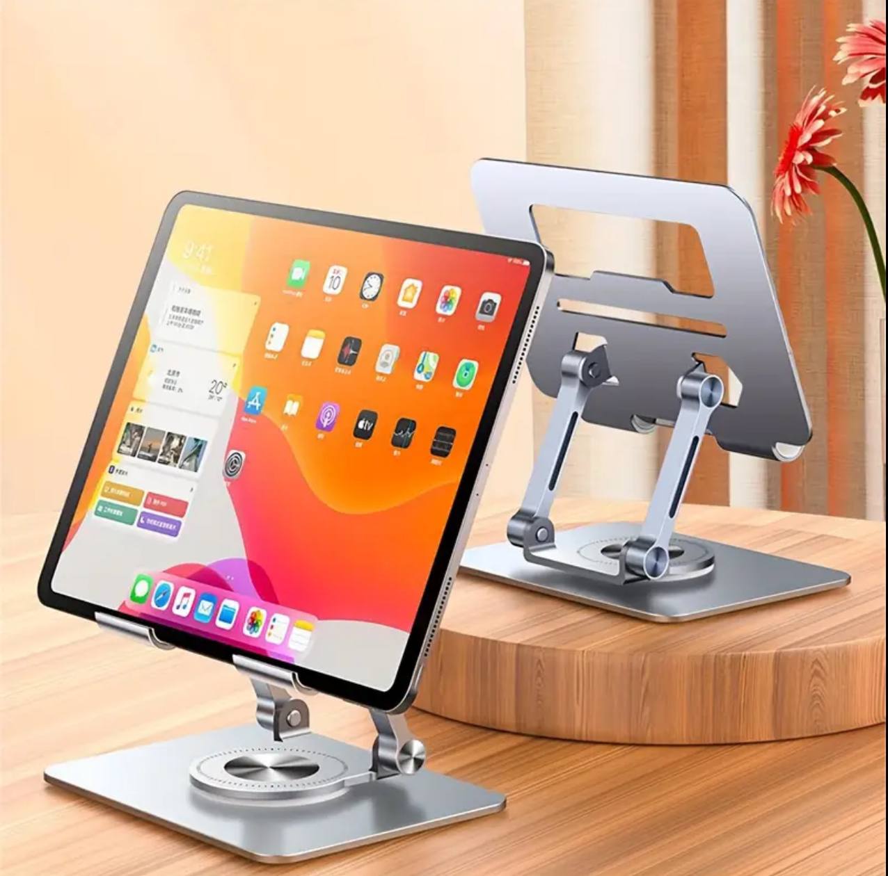 Aluminium Tablet computer 360⁰ rotary folding support bracket