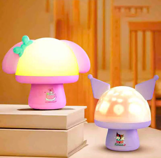 Mushroom Starry Sky Lamp, with kids melodies