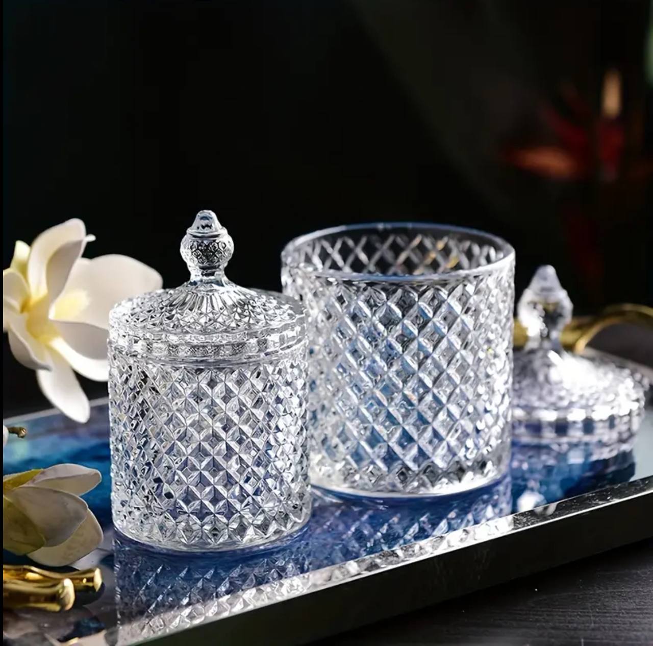 glass Sugar dish