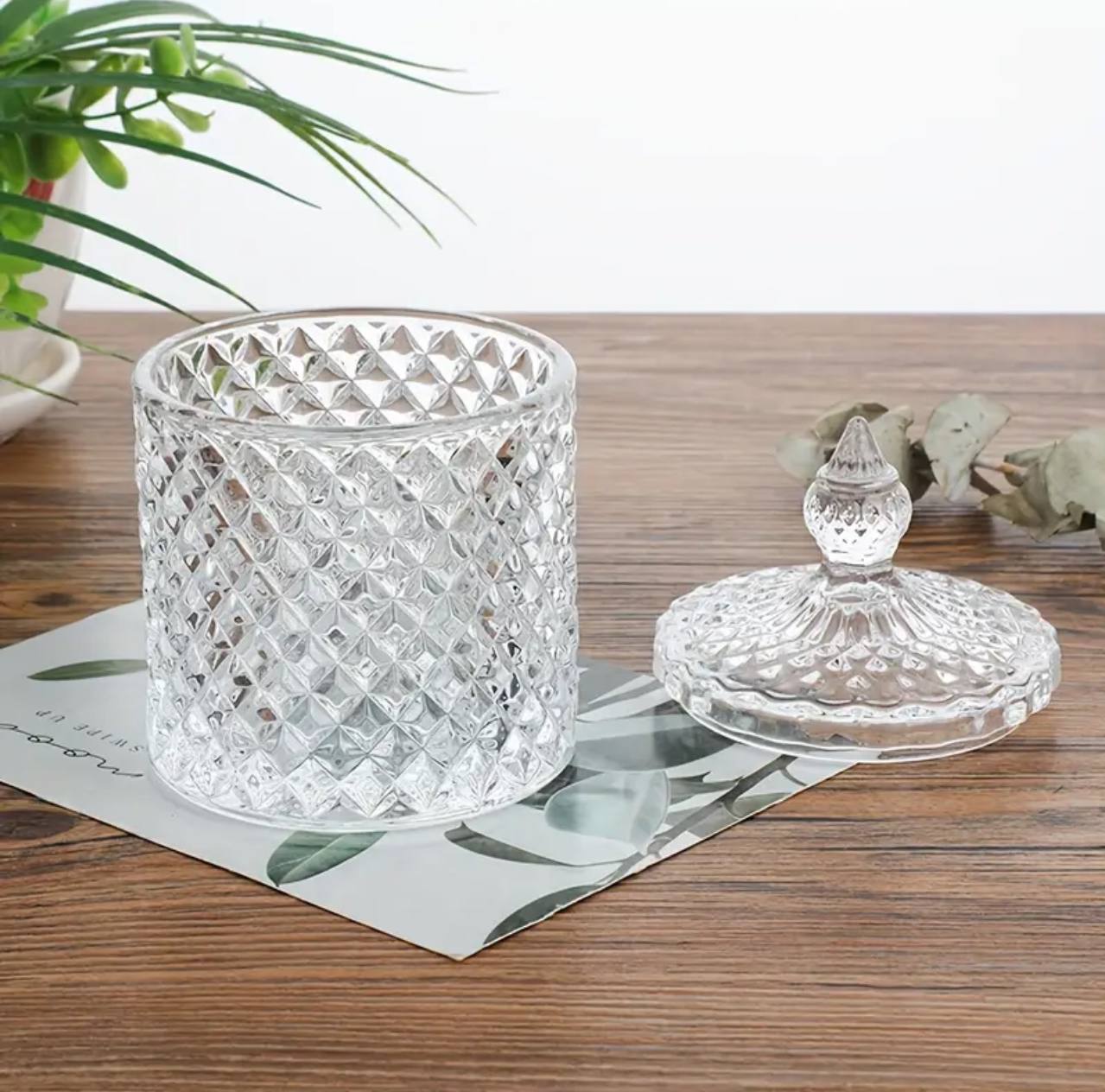 glass Sugar dish