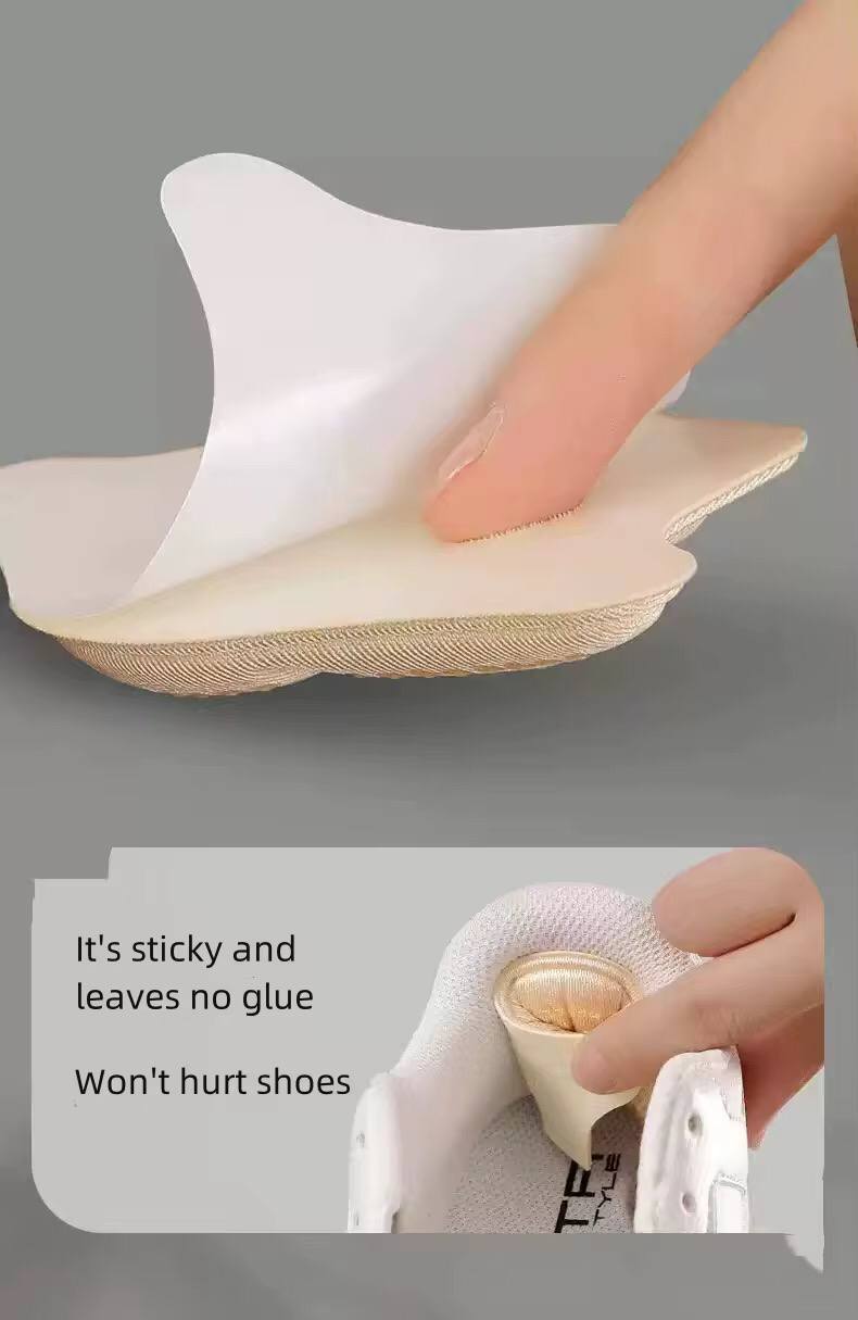 Shoe adjust size heel pad a pair .
