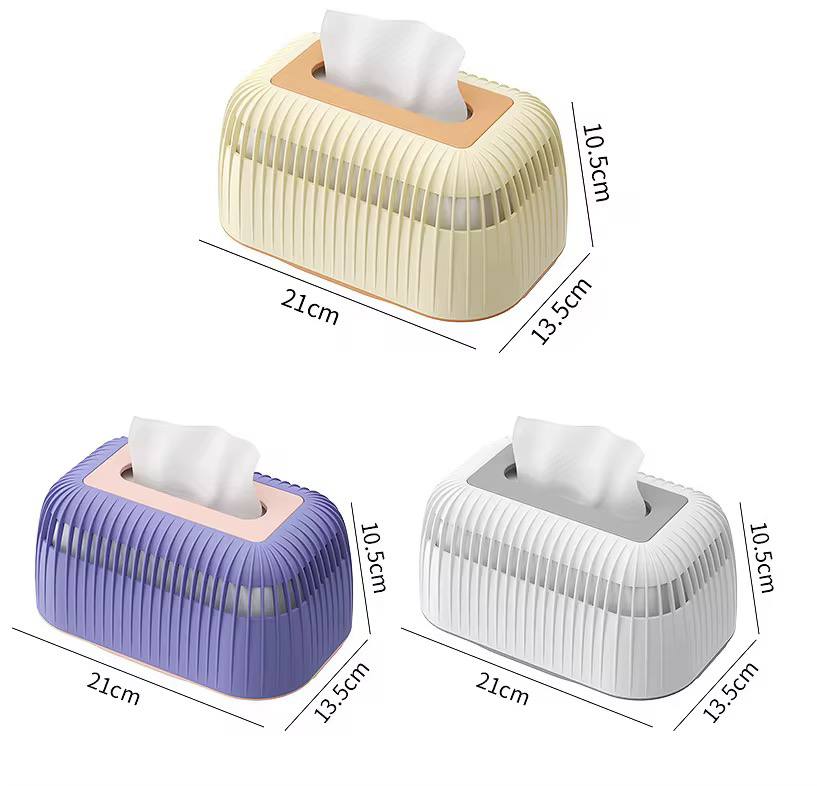 Stripped tissue / serviette  box