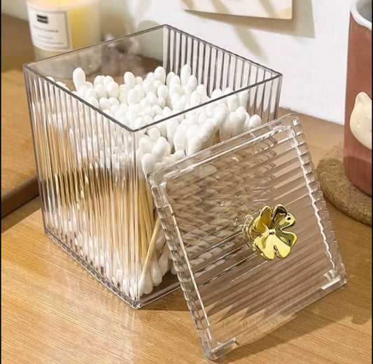 Multifunction Makeup Cotton Pad Storage Box