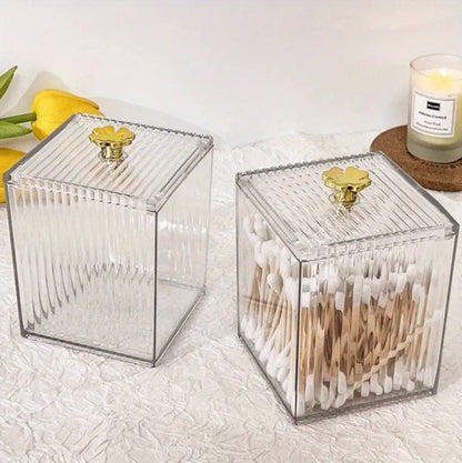 Multifunction Makeup Cotton Pad Storage Box