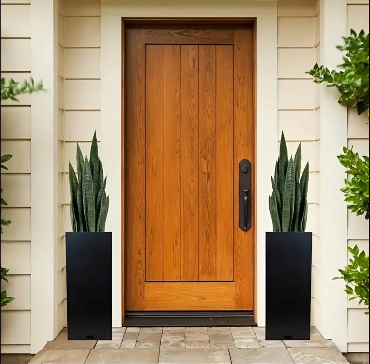 Real touch Green sansevieria