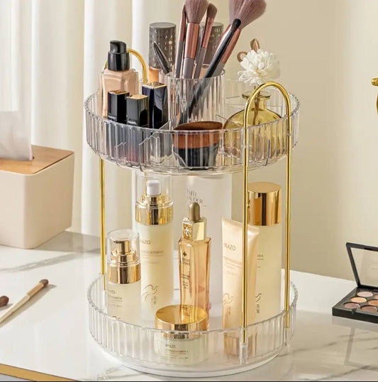 Rotating make up stand