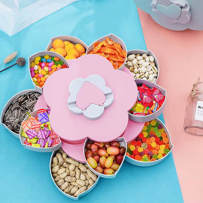 Rotating Petal Snack Tray