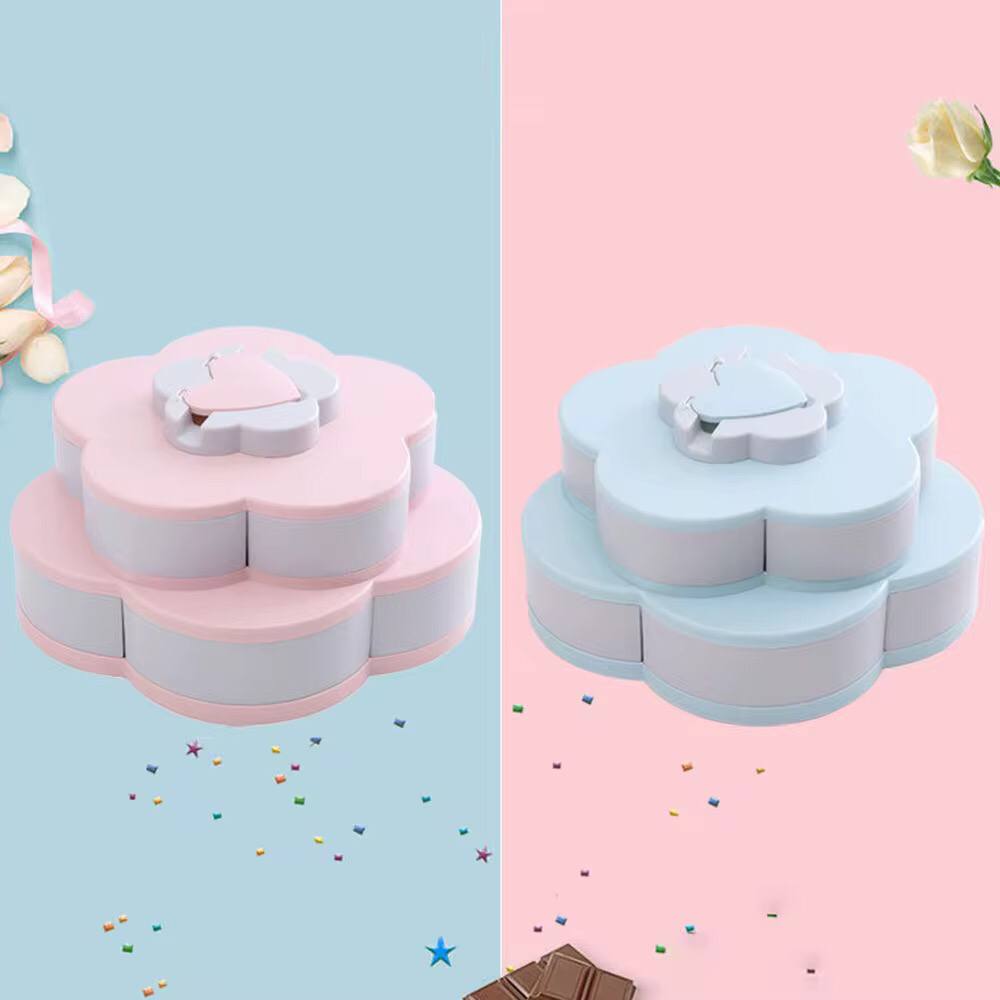 Rotating Petal Snack Tray