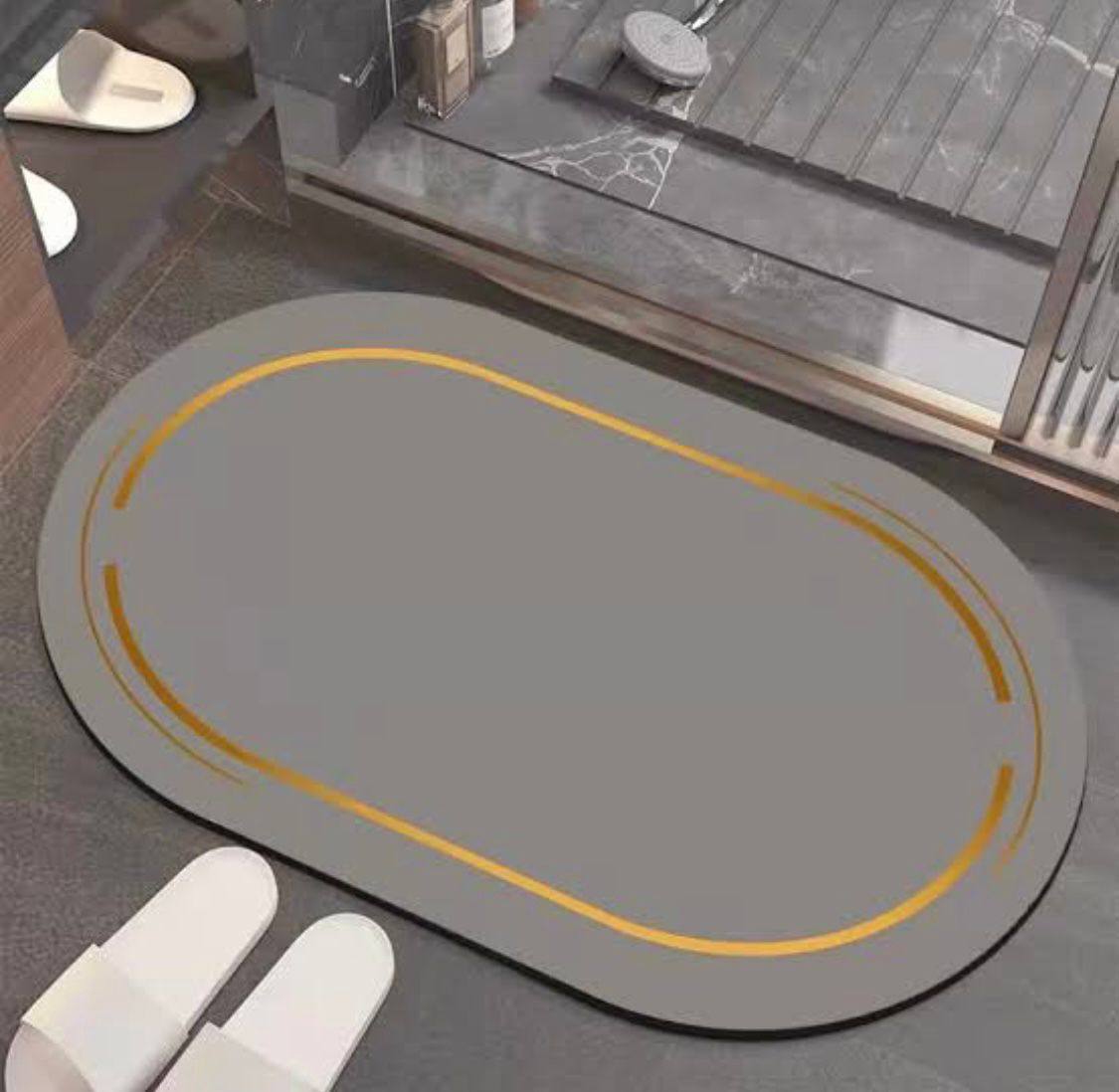 Super Absorbent oval rubber Mat