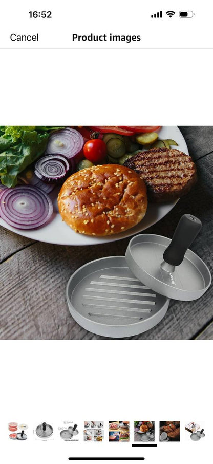 Burger press