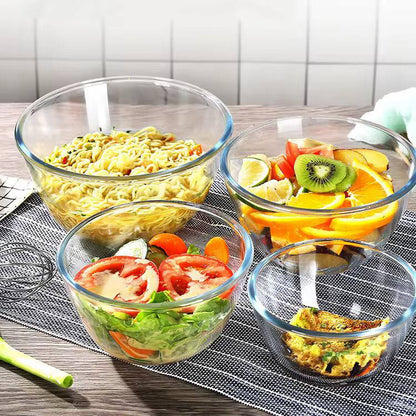 High borosilicate Glass Bowls 
Perfect for baking/serving.
Very good quality