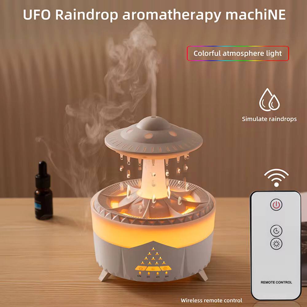 Water raindrops ultrasonic air humidifier