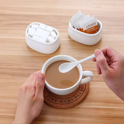 Ceramic sugar/tea satchet bowl
