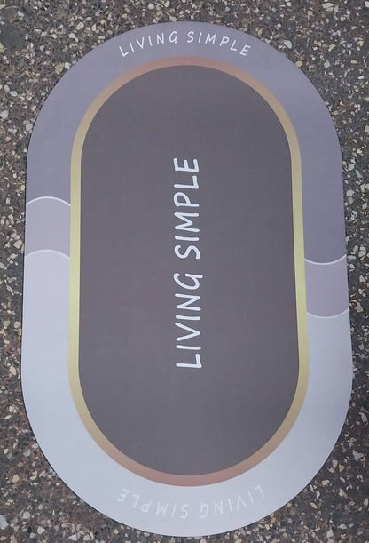 Oval Rubber antslip bathroom mats
