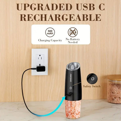 Rechargeable Electric Salt and Pepper Grinder