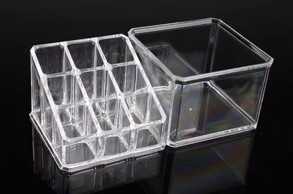 JN-803 9 grid 2 layer acrylic cosmetics organizer