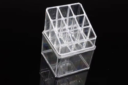 JN-803 9 grid 2 layer acrylic cosmetics organizer