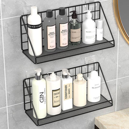 Creative wall shelves/ Metallic wall hanging basket storage rack