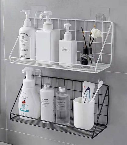 Creative wall shelves/ Metallic wall hanging basket storage rack