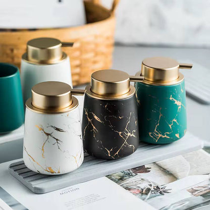 Nordic marble pattern Soap dispenser