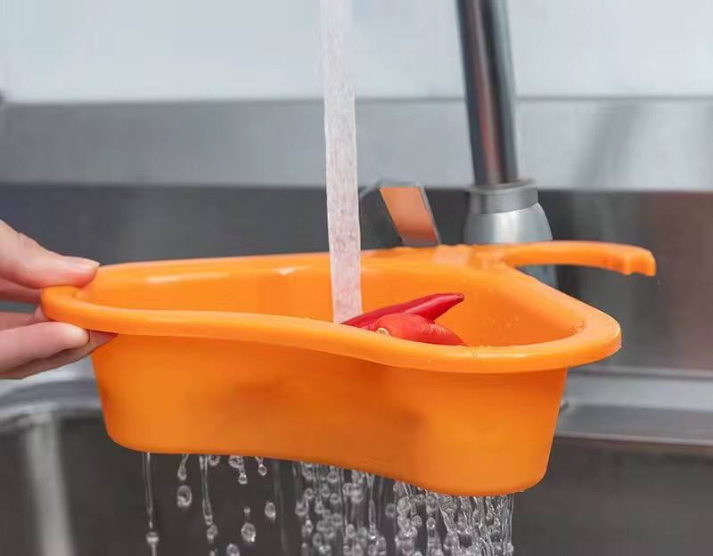 Drain basket kitchen water leftovers