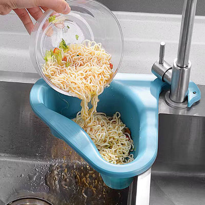 Drain basket kitchen water leftovers