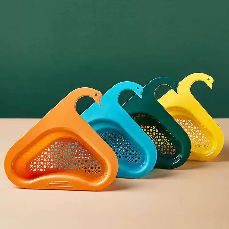 Drain basket kitchen water leftovers