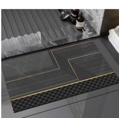 Rubber absorbent mats