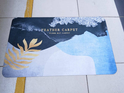 Rubber absorbent mats
