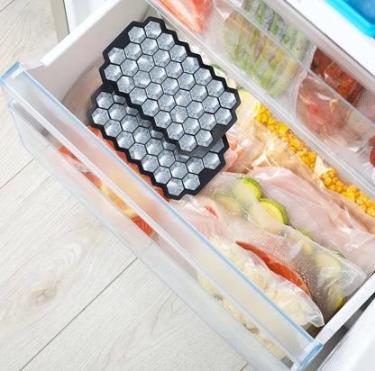 Black Honeycomb Ice Cube Trays