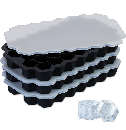 Black Honeycomb Ice Cube Trays