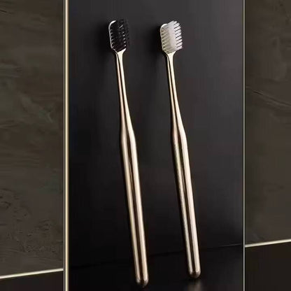 High-end golden bamboo charcoal toothbrush