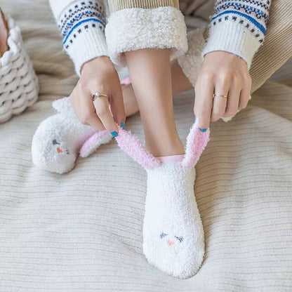 Cute Coral Fleece Socks.