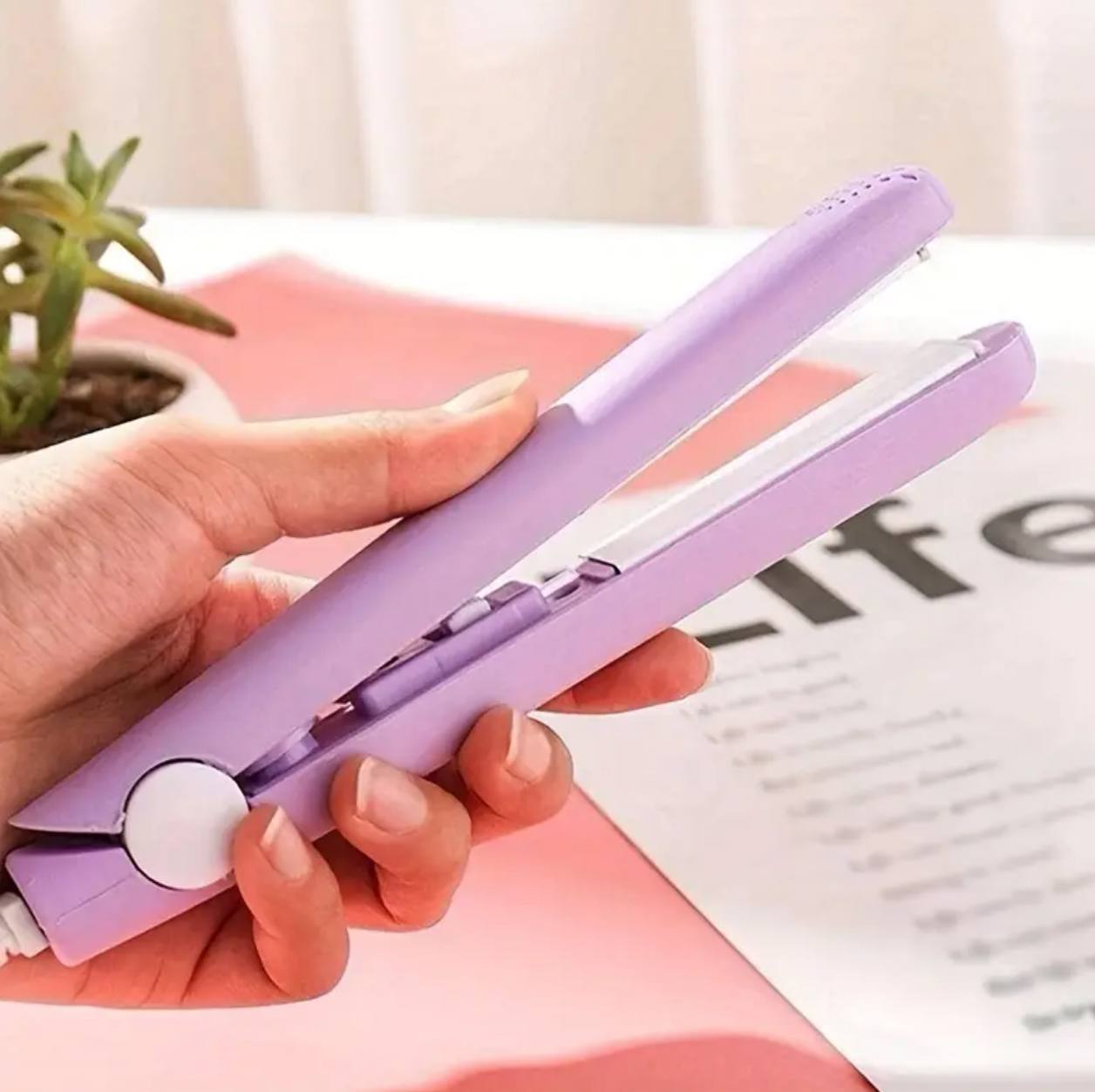 Electric food sealer / hair curler,